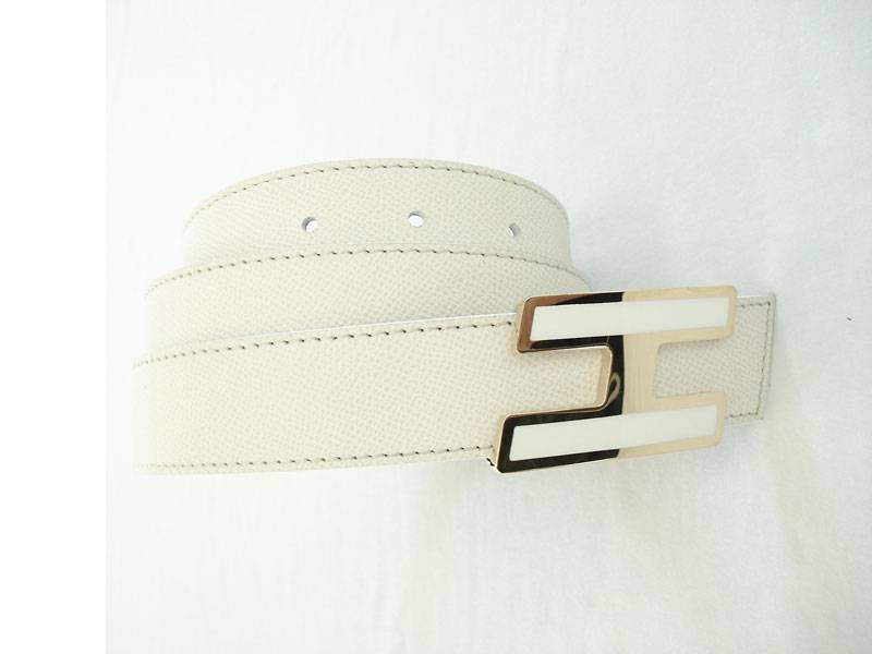 Hermes Belt H2 white